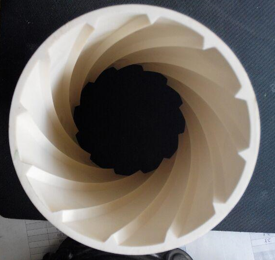 PVC实壁螺旋消音管 PVC实壁螺旋消音管