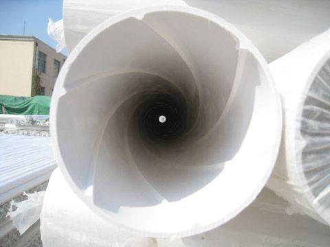 PVC实壁螺旋消音管 PVC实壁螺旋消音管